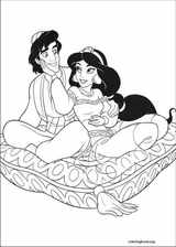 Aladdin coloring page (001)