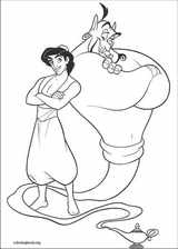 Aladdin coloring page (037)