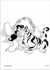 Aladdin coloring page (040)