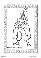 Aladdin coloring page (052)