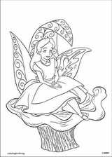 Alice In Wonderland coloring page (010)