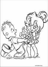 Alvin And The Chipmunks coloring page (001)