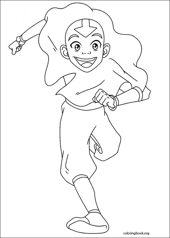 the last airbender coloring pages