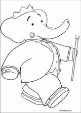 Babar And The Adventures Of Badou coloring page (017)