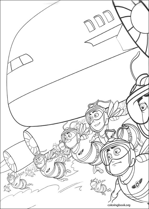 Bee Movie coloring page (024)