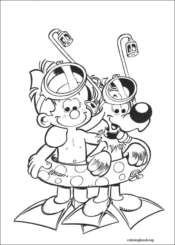 Boule & Bill coloring page (017)