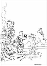 Boule & Bill coloring page (013)