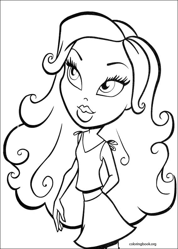 Bratz Coloring Page 065 Coloringbook Org