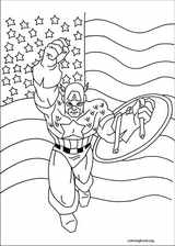 Captain America coloring page (007)