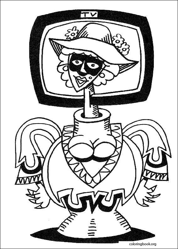 Carnival coloring page (004)