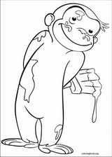 Curious George coloring page (003)