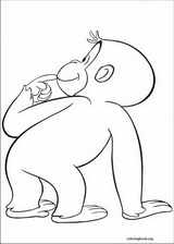 Curious George coloring page (019)