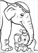 Dumbo coloring page (019)