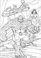 Fantastic Four coloring page (019)