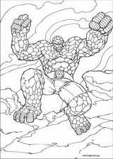 Fantastic Four coloring page (022)