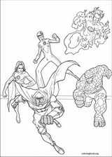 Fantastic Four coloring page (035)