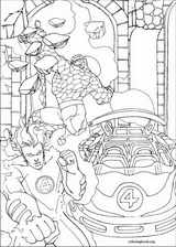 Fantastic Four coloring page (042)