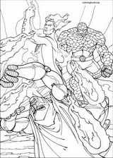 Fantastic Four coloring page (067)