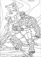 Fantastic Four coloring page (075)