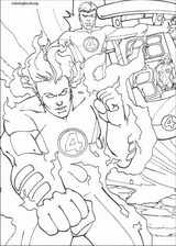 Fantastic Four coloring page (076)