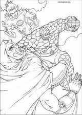 Fantastic Four coloring page (077)