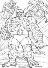 Fantastic Four coloring page (086)