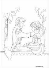 Frozen coloring page (001)