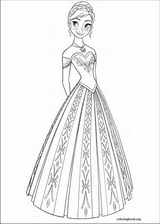 Frozen coloring page (002)