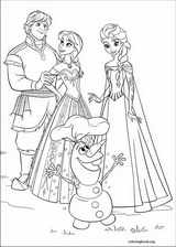 Frozen coloring page (004)