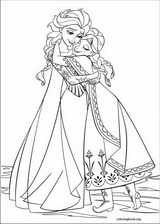 Frozen coloring page (010)