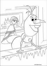 Frozen coloring page (025)