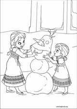 Frozen coloring page (026)