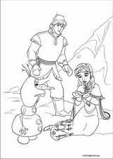 Frozen coloring page (028)