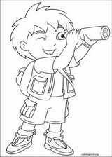 Go, Diego, Go! coloring page (005)