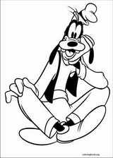 Goofy coloring page (003)