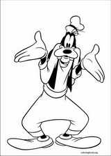 Goofy coloring page (006)