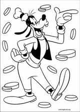 Goofy coloring page (007)