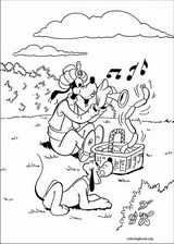 Goofy coloring page (009)