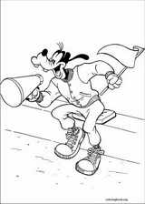 Goofy coloring page (014)