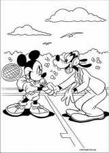 Goofy coloring page (027)