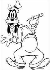 Goofy coloring page (029)