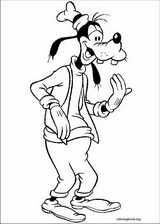 Goofy coloring page (031)