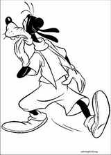 Goofy coloring page (032)