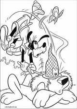 Goofy coloring page (039)