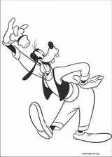 Goofy coloring page (042)