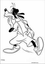 Goofy coloring page (044)