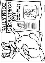 Groundhog Day coloring page (005)