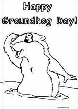 Groundhog Day coloring page (008)