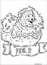 Groundhog Day coloring page (009)