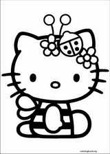 Hello Kitty coloring page (004)